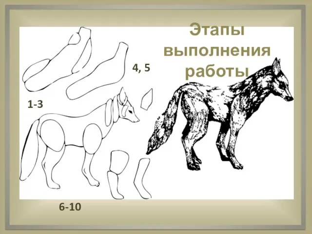 1-3 4, 5 Этапы выполнения работы 6-10