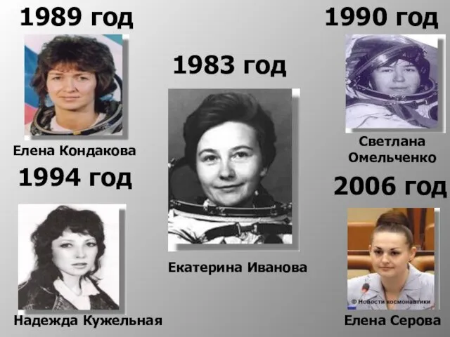 Елена Кондакова Надежда Кужельная Светлана Омельченко Елена Серова 1989 год 2006