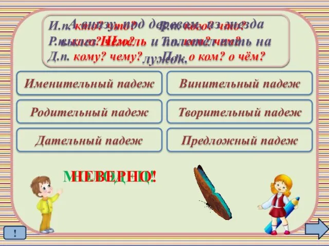 Именительный падеж Родительный падеж Дательный падеж Винительный падеж Творительный падеж Предложный