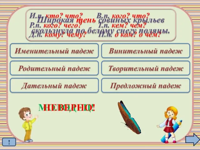 Именительный падеж Родительный падеж Дательный падеж Винительный падеж Творительный падеж Предложный