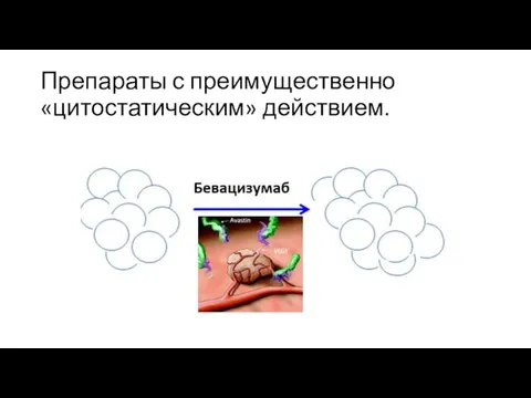 Препараты с преимущественно «цитостатическим» действием.