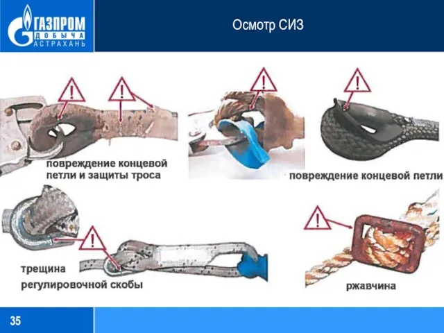 Осмотр СИЗ