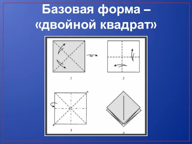 Базовая форма – «двойной квадрат»