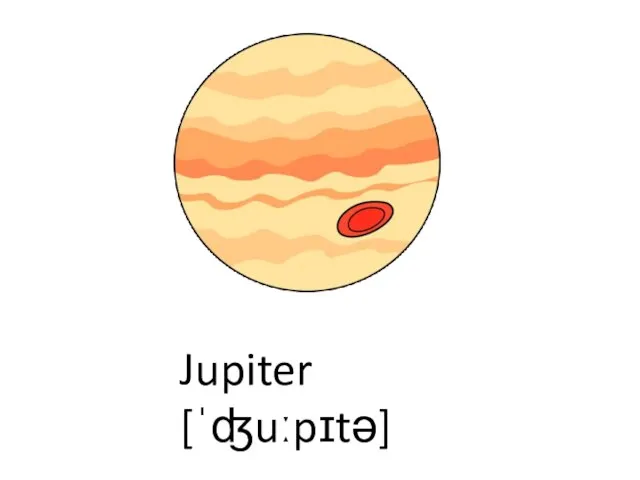 Jupiter [ˈʤuːpɪtə]