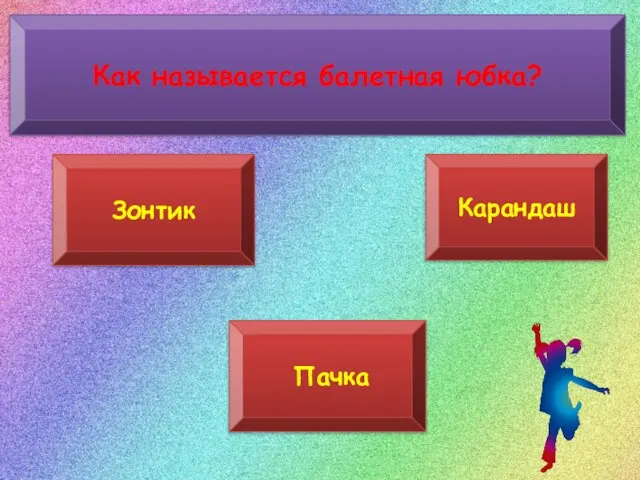 Как называется балетная юбка? Карандаш Зонтик Пачка