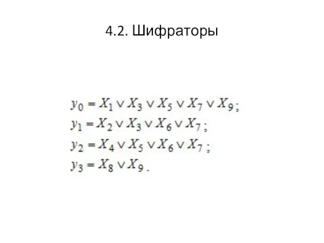 4.2. Шифраторы