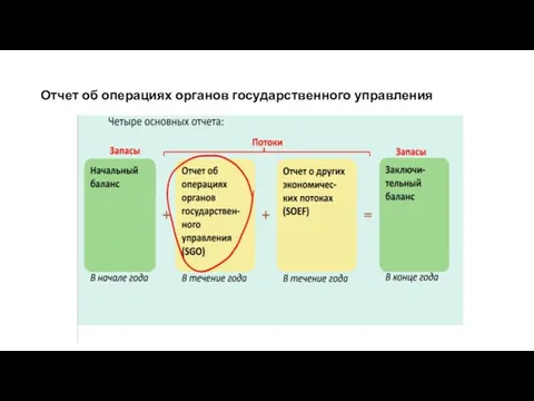 Отчет об операциях органов государственного управления