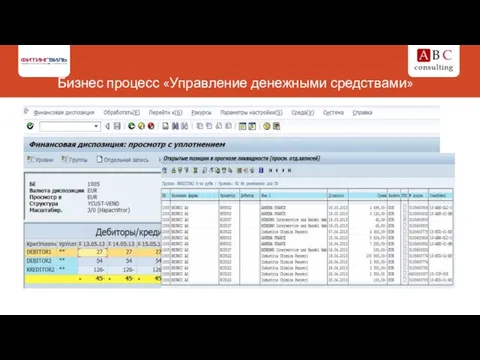 Бизнес процесс «Управление денежными средствами»