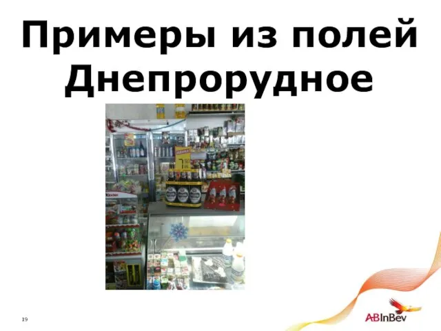 Примеры из полей Днепрорудное