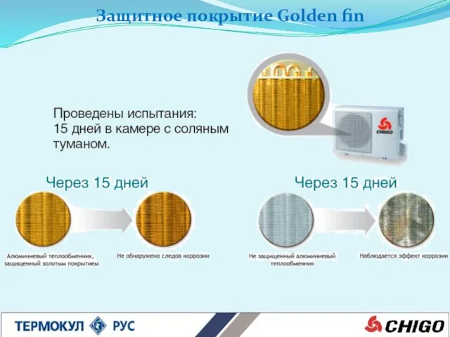 Защитное покрытие Golden fin