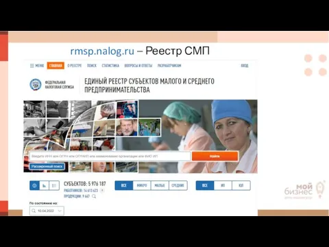 rmsp.nalog.ru – Реестр СМП