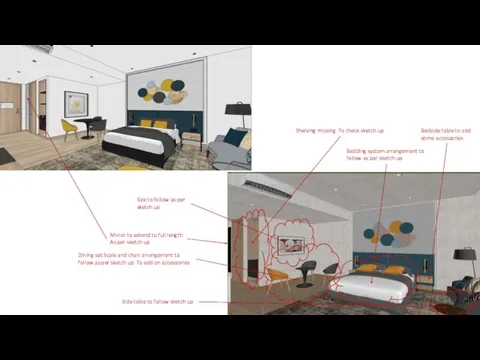 Dining set Scale and chair arrangement to follow as per sketch