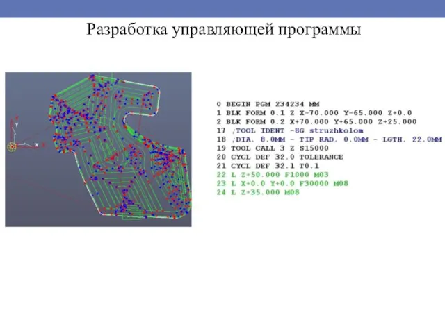 Разработка управляющей программы