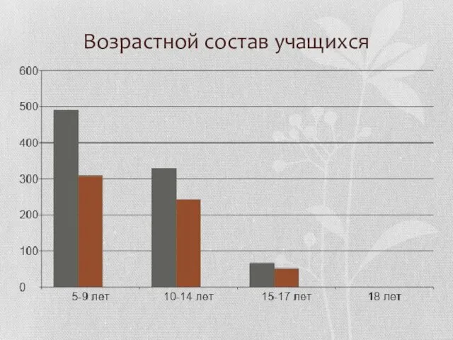 Возрастной состав учащихся