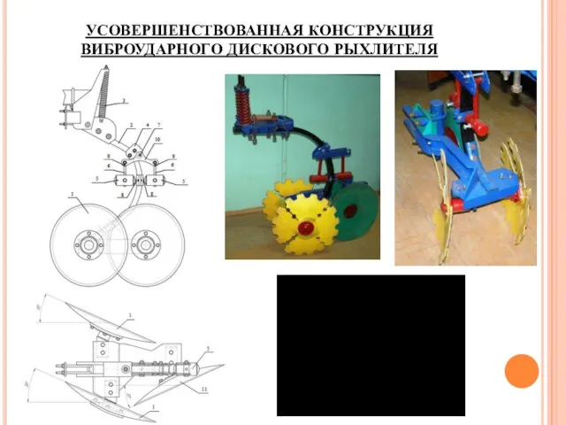 УСОВЕРШЕНСТВОВАННАЯ КОНСТРУКЦИЯ ВИБРОУДАРНОГО ДИСКОВОГО РЫХЛИТЕЛЯ