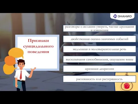 Признаки суицидального поведения разговоры о желании умереть, частые прощания и извинения