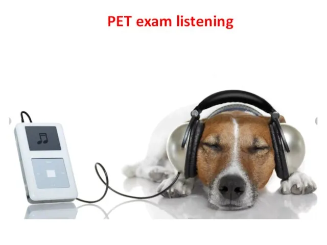 PET exam listening