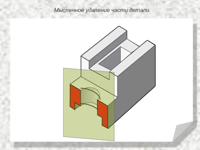 Мысленное удаление части детали