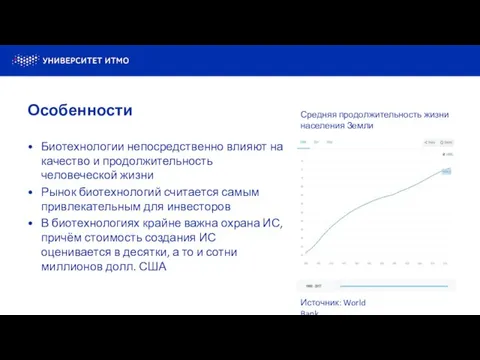 Особенности Биотехнологии непосредственно влияют на качество и продолжительность человеческой жизни Рынок