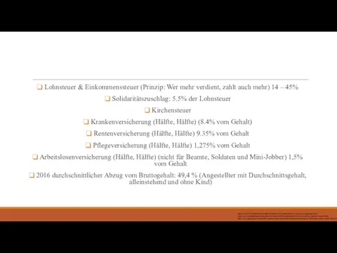 Lohnsteuer & Einkommenssteuer (Prinzip: Wer mehr verdient, zahlt auch mehr) 14