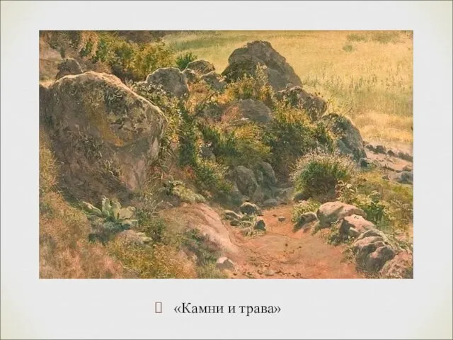 «Камни и трава»