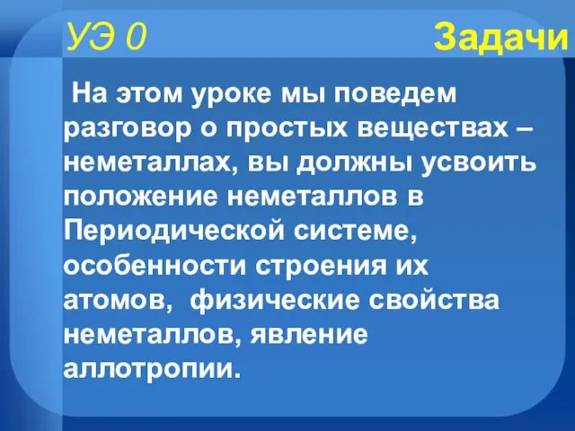 УЭ 0 Задачи На этом уроке мы поведем разговор о простых