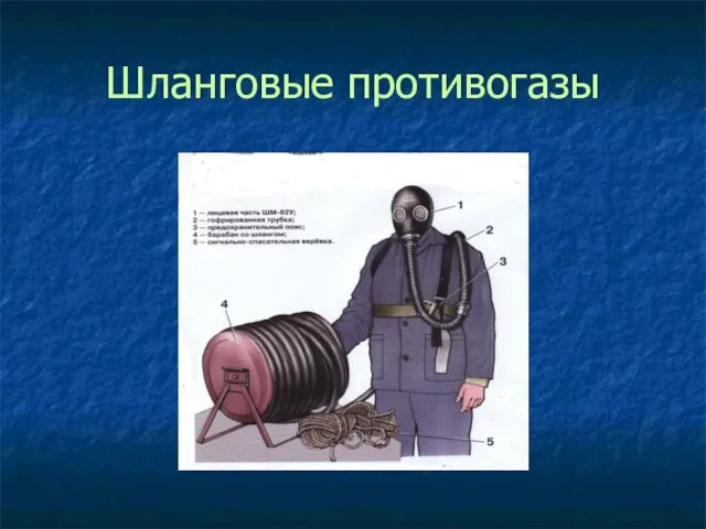 Шланговые противогазы