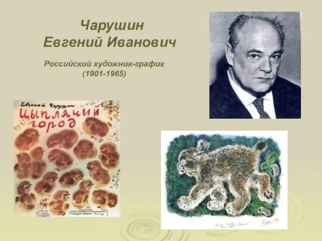 Чарушин Евгений Иванович Российский художник-график (1901-1965)