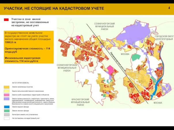 Участки в зоне жилой застройки, не поставленные на кадастровый учет 4