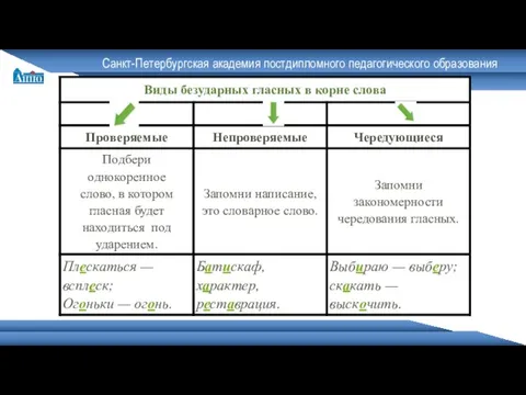 Санкт-Петербургская академия постдипломного педагогического образования