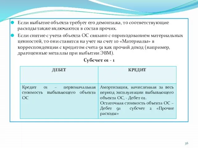 Если выбытие объекта требует его демонтажа, то соответствующие расходы также включаются