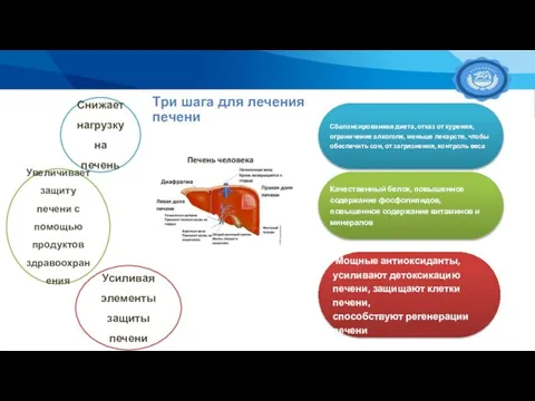 Три шага для лечения печени