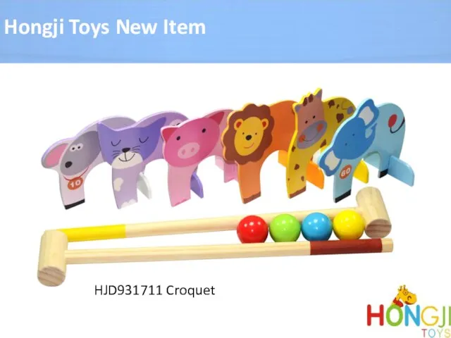 Hongji Toys New Item HJD931711 Croquet