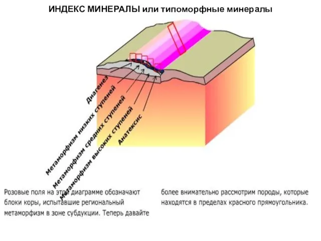 МЕТАОРФИЧЕСКИЕ ПОРОДЫ ИНДЕКС МИНЕРАЛЫ или типоморфные минералы