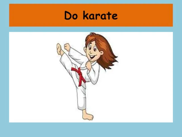 Do karate