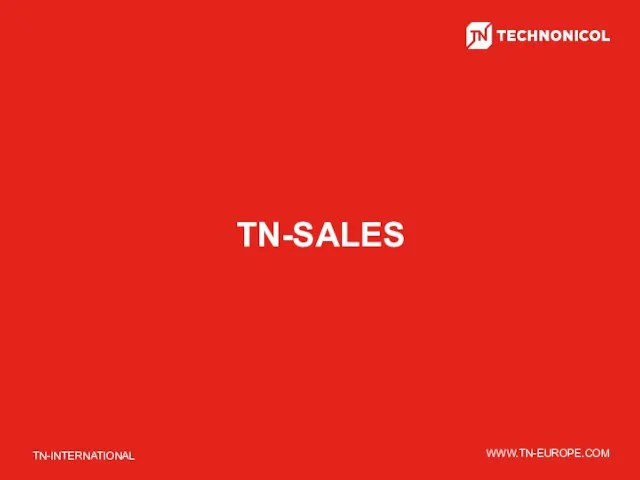 TN-SALES TN-INTERNATIONAL