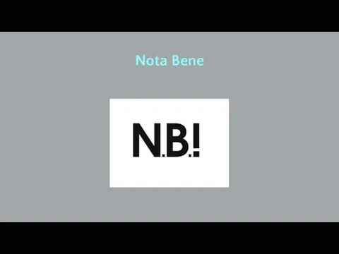 Nota Bene