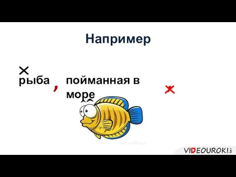 , Например , пойманная в море