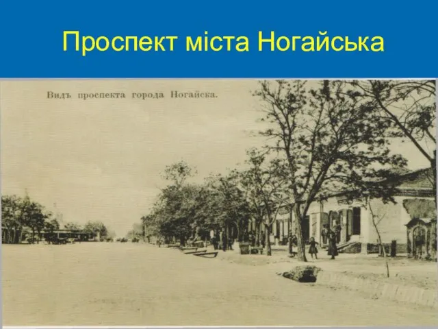 Проспект міста Ногайська