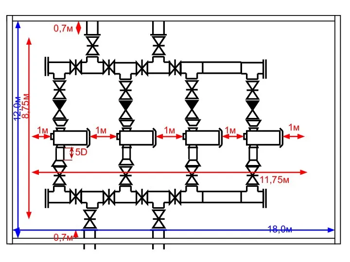 1м 1м 1м 1м 1м 8,75м 11,75м 0,7м 12,0м 18,0м 0,7м 5D