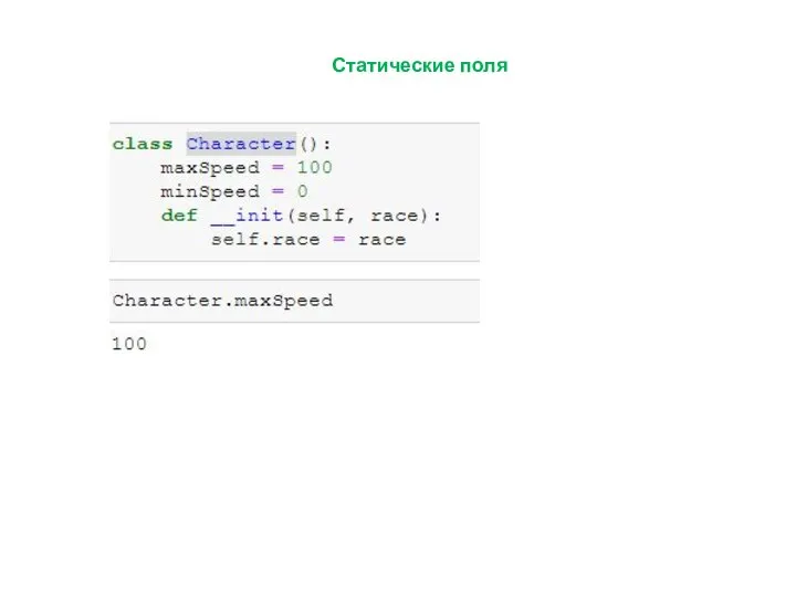 Статические поля