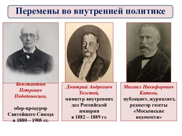 Константин Петрович Победоносцев, обер-прокурор Святейшего Синода в 1880 – 1905 гг.