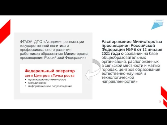 Распоряжение Министерства просвещения Российской Федерации №P-6 от 12 января 2021 года