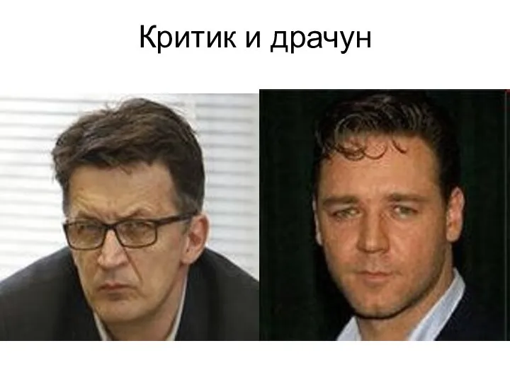 Критик и драчун