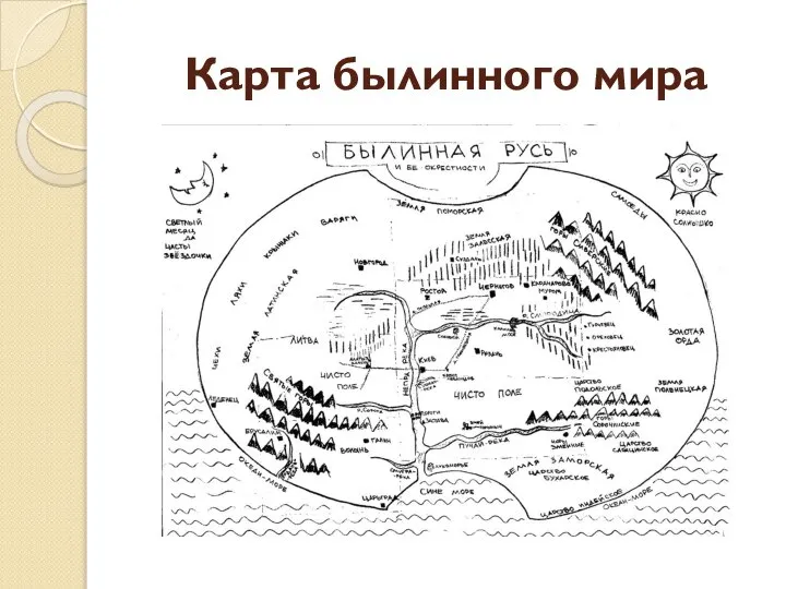 Карта былинного мира