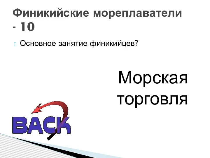 Основное занятие финикийцев? Финикийские мореплаватели - 10 Морская торговля