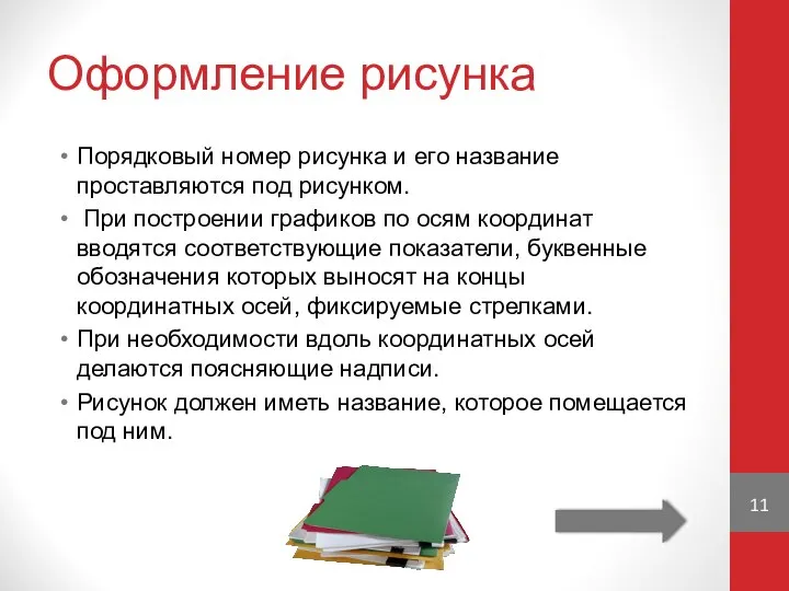 Оформление рисунка Порядковый номер рисунка и его название проставляются под рисунком.