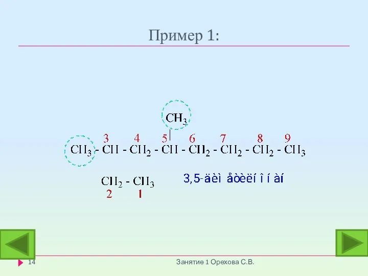 Пример 1: Занятие 1 Орехова С.В.