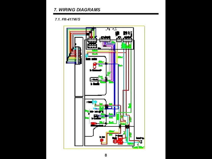 7. WIRING DIAGRAMS 8 7.1. FR-417W/S