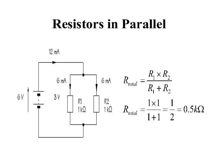 Resistors in Parallel